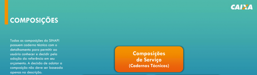 COMPOSIÇÃO SINAPI
