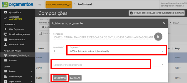 COMO MONTAR UM ORÇAMENTO DE OBRAS ONLINE 