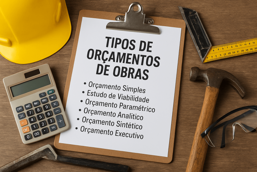 Tipos de orçamentos de obras