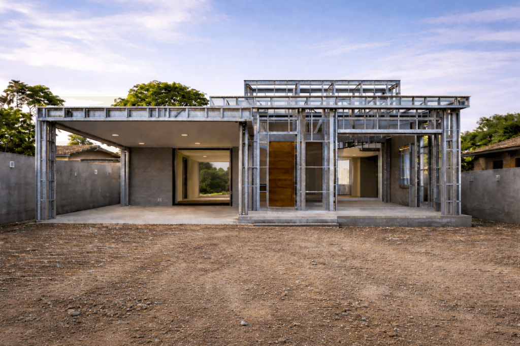 Construção em Steel Frame