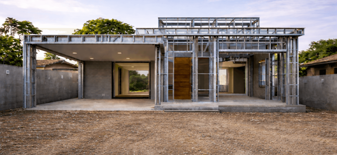 Construção em Steel Frame