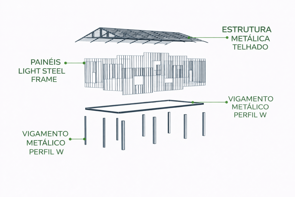 Construção em Steel Frame